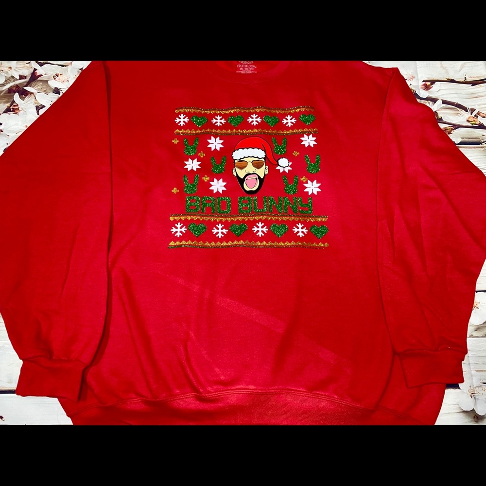 Bad Bunny Christmas Sweaters